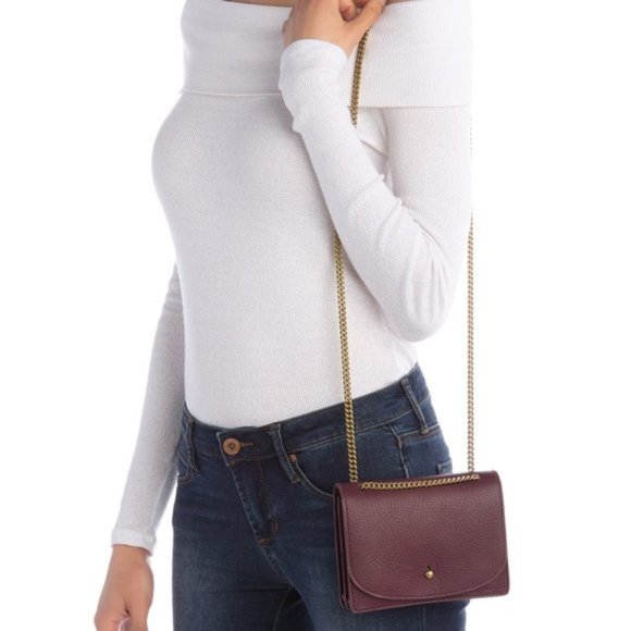 Madewell Burgundy Crossbody Bag - Picture 3 of 12